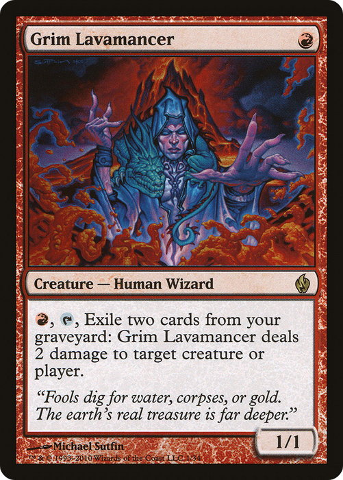 Grim Lavamancer (PD2-001) - rare - Foil