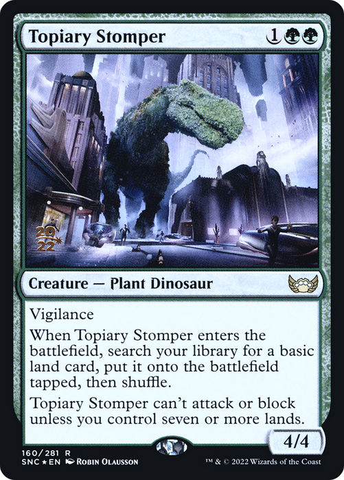 Topiary Stomper (PRE-160S) - rare - Foil