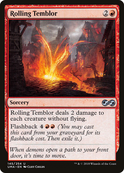 Rolling Temblor (UMA-145) - uncommon - Foil
