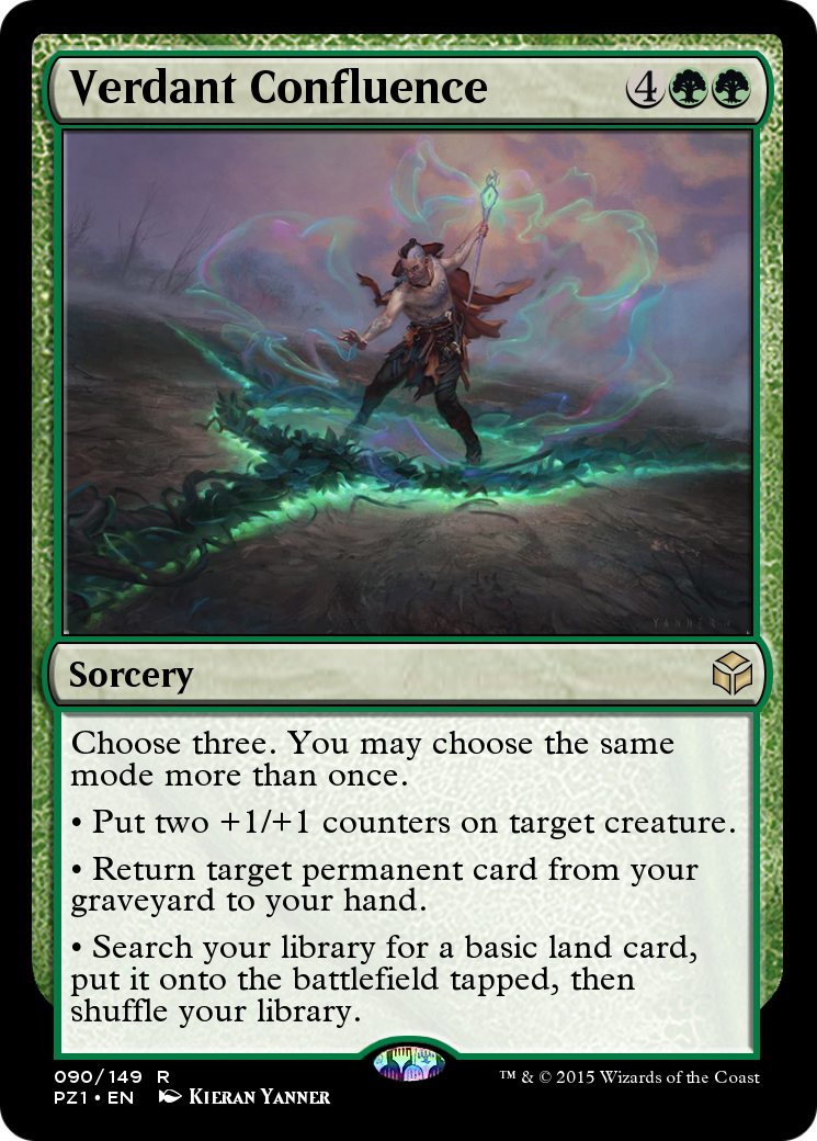 Verdant Confluence (PZ1-090) - rare