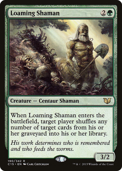 Loaming Shaman (C15-190) - rare