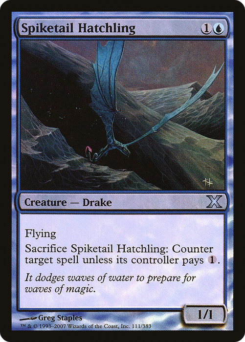 Spiketail Hatchling (10E-111★) - uncommon - Foil