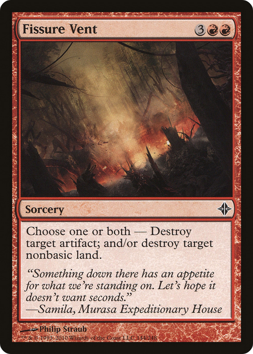 Fissure Vent (ROE-144) - common