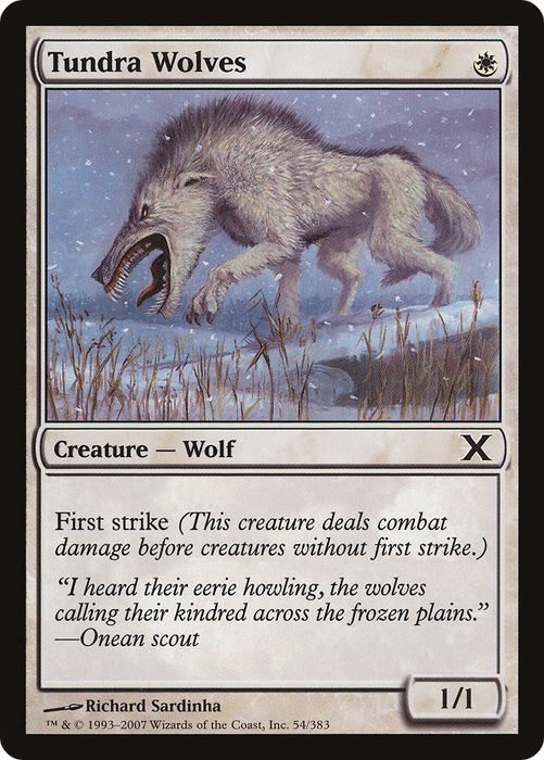 Tundra Wolves (10E-054) - common