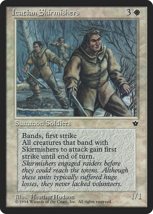 Icatian Skirmishers (FEM-014) - rare