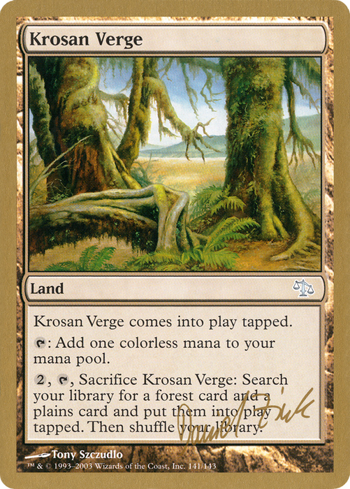 Krosan Verge (WCD-DZ141) - uncommon