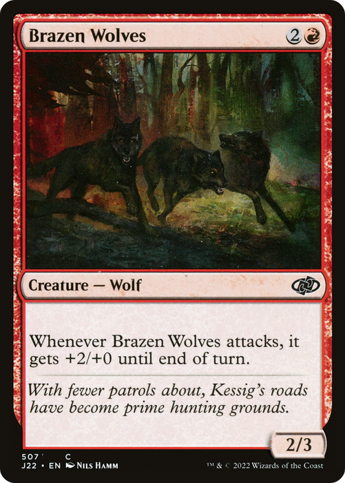 Brazen Wolves (J22-507) - common