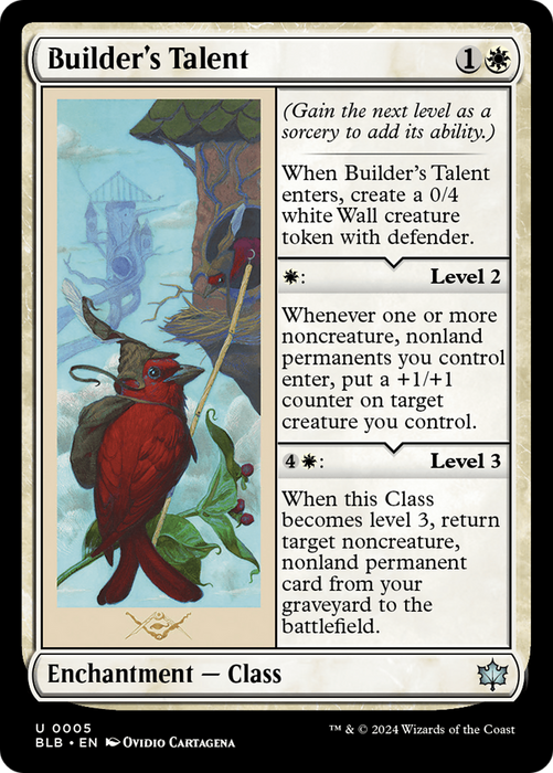 Builder's Talent (BLB-005) - uncommon - Foil