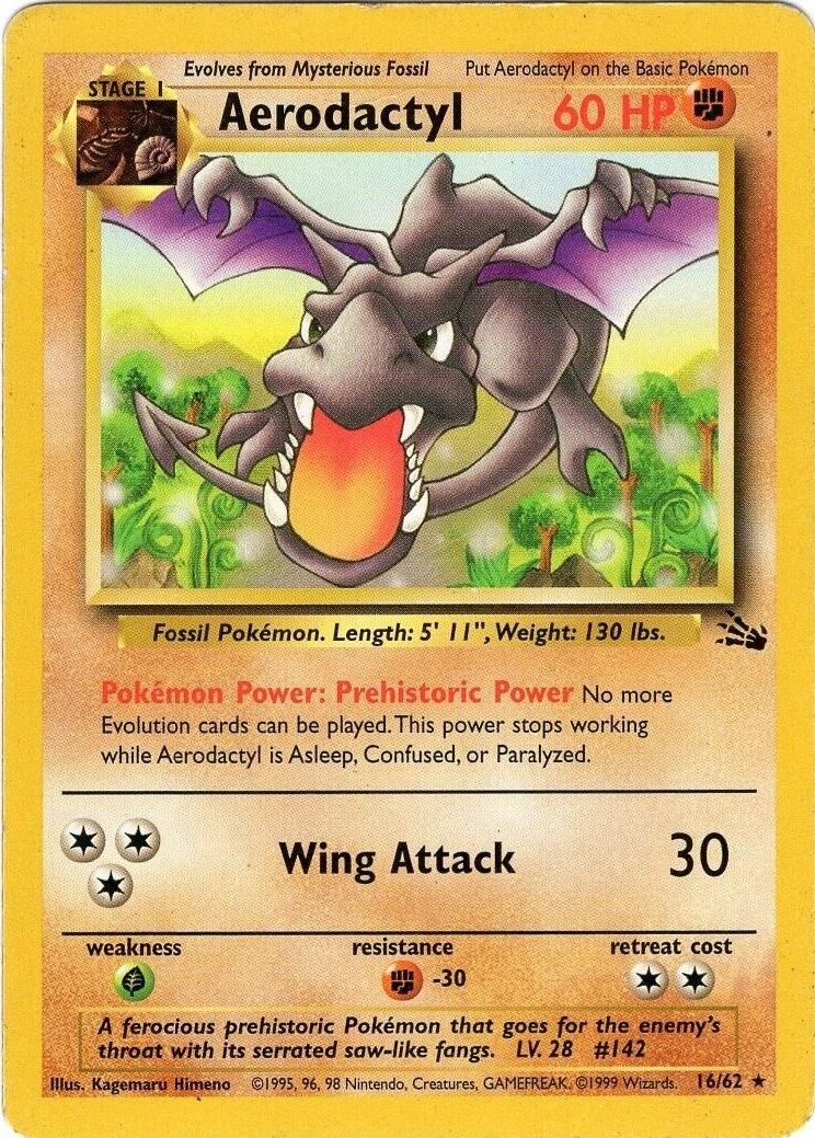 Aerodactyl (16) (016/62) - F  - Rare - Unlimited