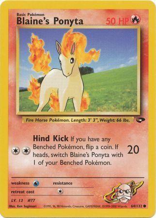 Blaine's Ponyta (064/132) - GC  - Common - Unlimited