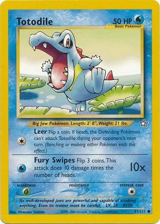 Totodile (81) (081/111) - NG  - Common - Unlimited
