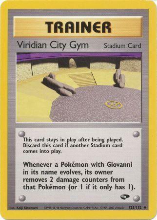 Viridian City Gym (123/132) - GC  - Uncommon - Unlimited