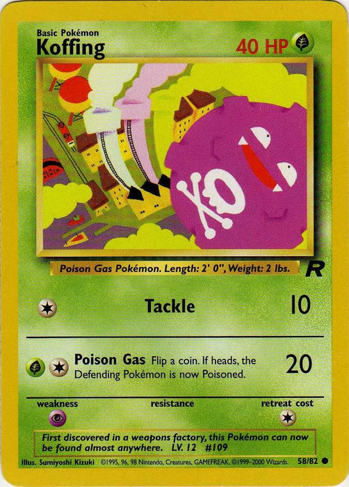 Koffing (058/82) - TR  - Common - Unlimited