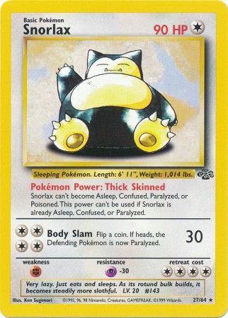 Snorlax (27) (027/64) - J  - Rare - Unlimited
