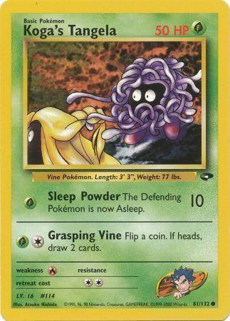 Koga's Tangela (081/132) - GC  - Common - Unlimited