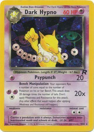 Dark Hypno (9) (009/82) - TR  - Holo Rare - Unlimited Holofoil