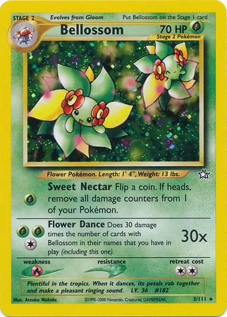 Bellossom (003/111) - NG  - Holo Rare - Unlimited Holofoil