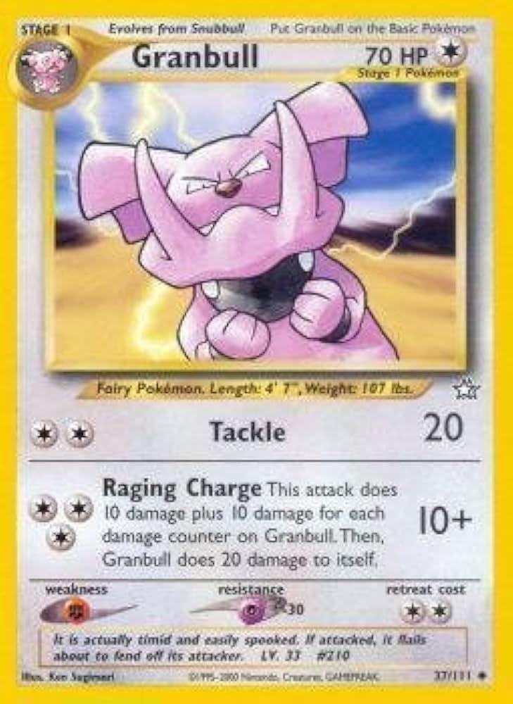 Granbull (037/111) - NG  - Uncommon - Unlimited