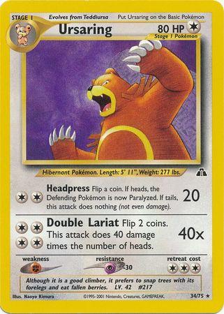 Ursaring (34) (034/75) - ND  - Rare - Unlimited