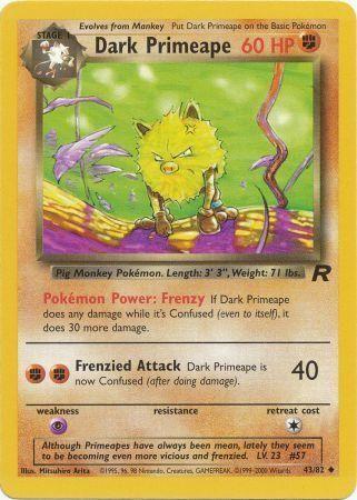 Dark Primeape (043/82) - TR  - Uncommon - Unlimited