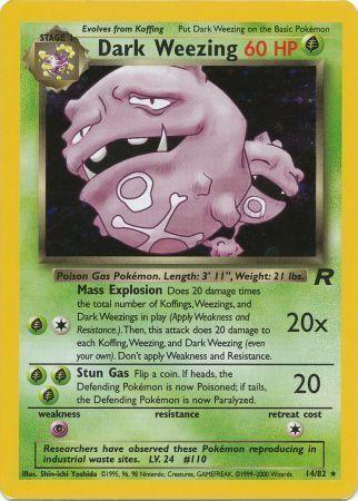 Dark Weezing (14) (014/82) - TR  - Holo Rare - Unlimited Holofoil