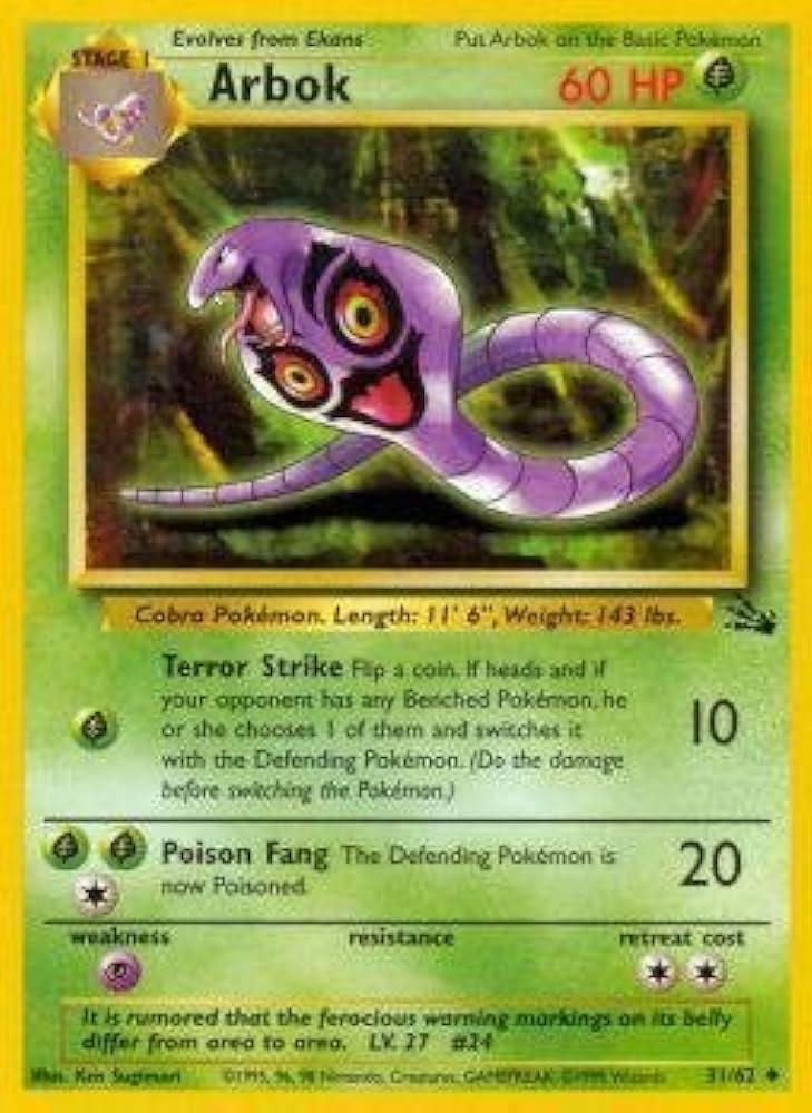 Arbok (031/62) - F  - Uncommon - Unlimited