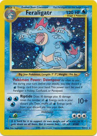 Feraligatr (5) (005/111) - NG  - Holo Rare - Unlimited Holofoil