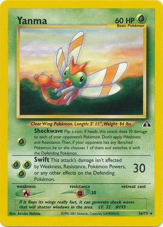 Yanma (36) (036/75) - ND  - Rare - Unlimited