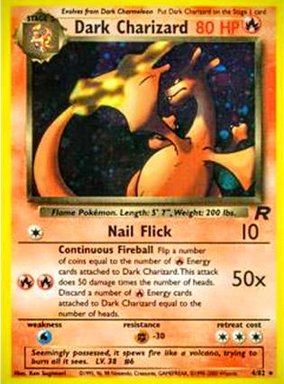 Dark Charizard (4) (004/82) - TR  - Holo Rare - Unlimited Holofoil