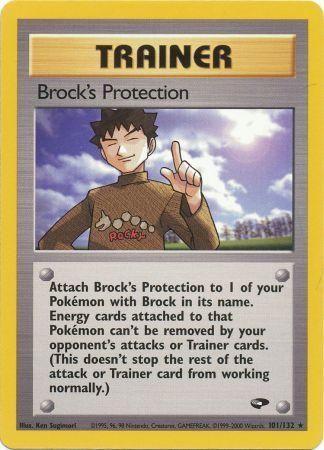 Brock's Protection (101/132) - GC  - Rare - Unlimited