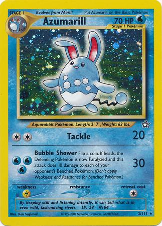 Azumarill (002/111) - NG  - Holo Rare - Unlimited Holofoil