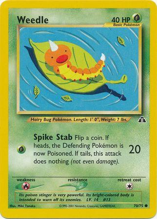 Weedle (070/75) - ND  - Common - Unlimited