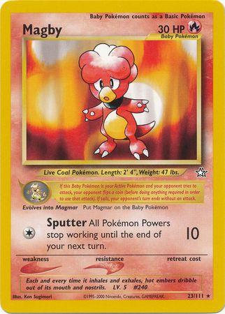 Magby (023/111) - NG  - Rare - Unlimited