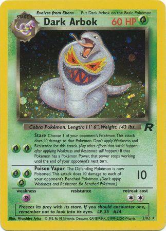 Dark Arbok (2) (002/82) - TR  - Holo Rare - Unlimited Holofoil