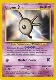 Unown [K] (058/64) - NR  - Common - Unlimited