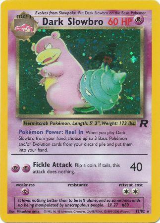 Dark Slowbro (12) (012/82) - TR  - Holo Rare - Unlimited Holofoil
