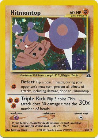Hitmontop (3) (003/75) - ND  - Holo Rare - Unlimited Holofoil