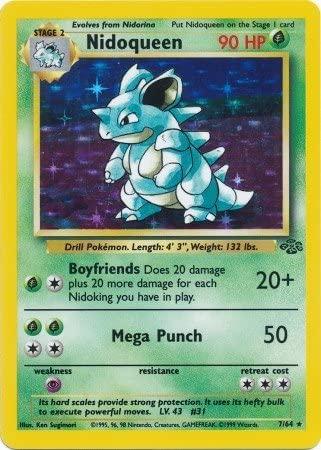 Nidoqueen (7) (007/64) - J  - Holo Rare - Unlimited Holofoil