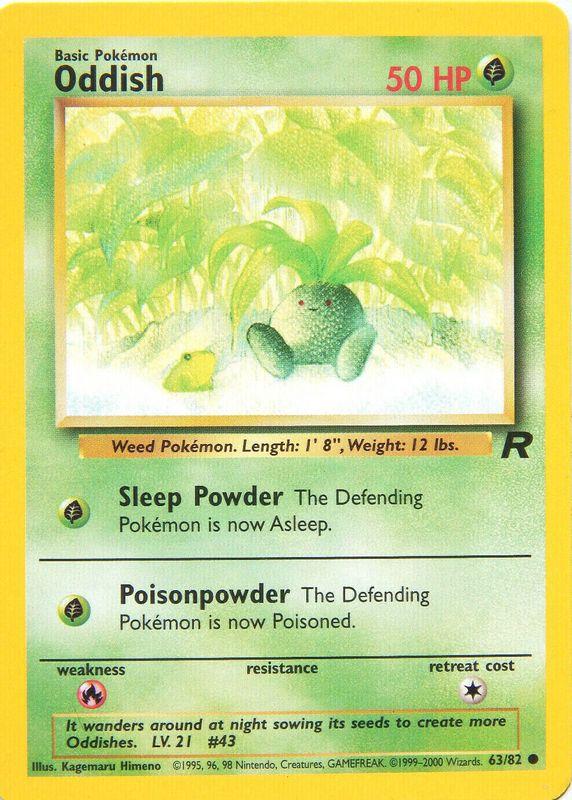 Oddish (063/82) - TR  - Common - Unlimited