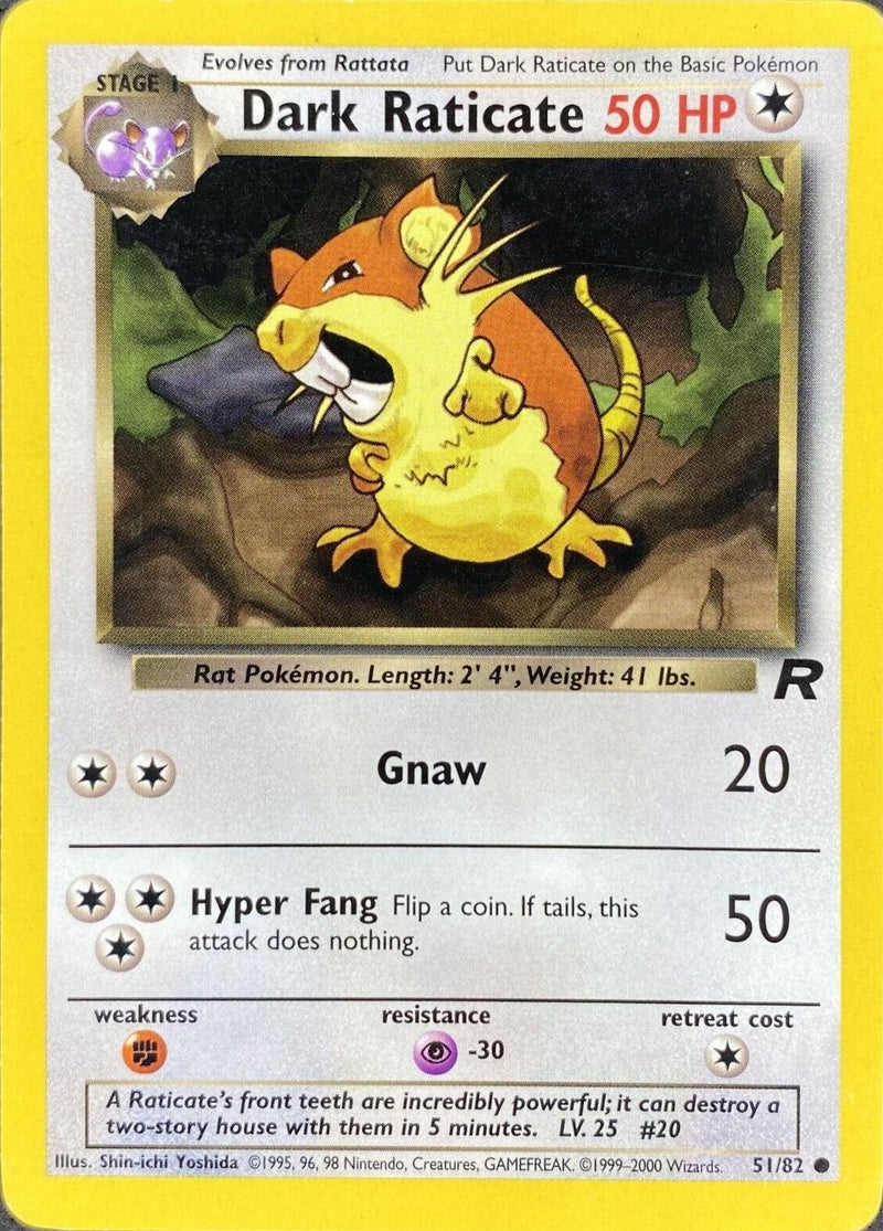 Dark Raticate (051/82) - TR  - Common - Unlimited