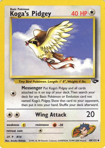 Koga's Pidgey (49) (049/132) - GC  - Uncommon - Unlimited