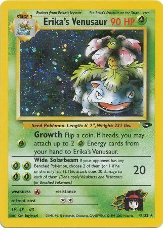 Erika's Venusaur (004/132) - GC  - Holo Rare - Unlimited Holofoil