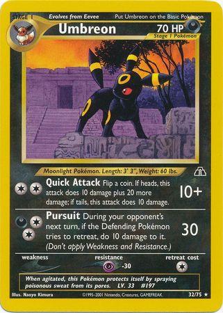 Umbreon (32) (032/75) - ND  - Rare - Unlimited