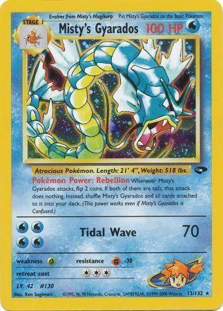 Misty's Gyarados (013/132) - GC  - Holo Rare - Unlimited Holofoil