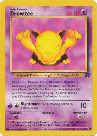 Drowzee (054/82) - TR  - Common - Unlimited