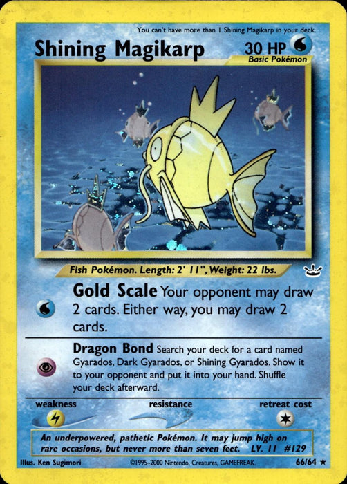 Shining Magikarp (066) - NR  - Secret Rare - Unlimited Holofoil