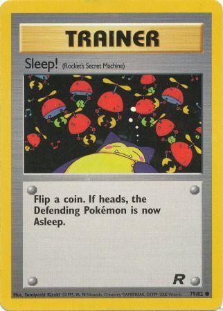 Sleep! (Rocket's Secret Machine) (079/82) - TR  - Common - Unlimited
