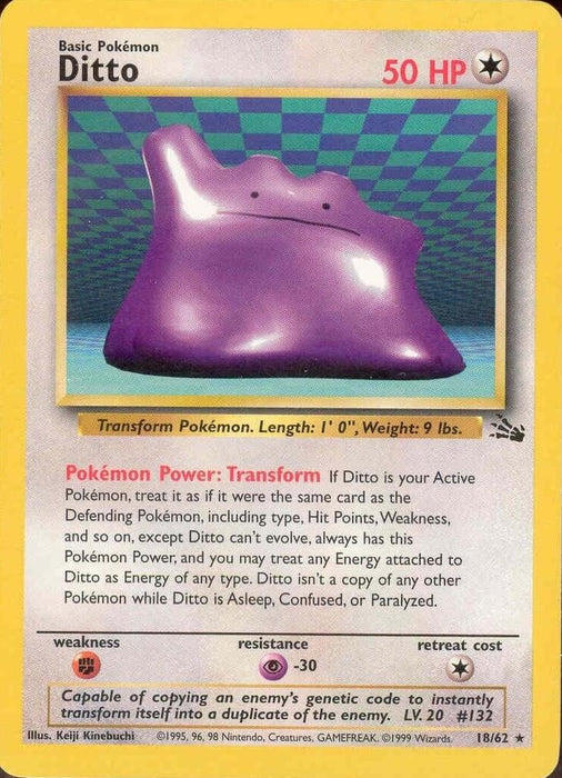 Ditto (18) (018/62) - F  - Rare - Unlimited