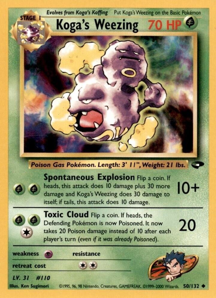 Koga's Weezing (050/132) - GC  - Uncommon - Unlimited