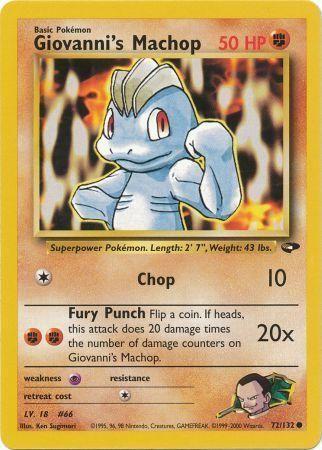 Giovanni's Machop (072/132) - GC  - Common - Unlimited